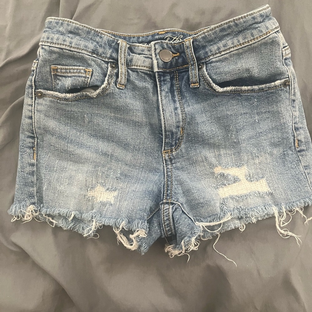 Universal Thread Light Blue Distressed Jean Shorts